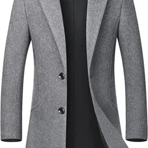 Mid-Length Single Breasted Coat