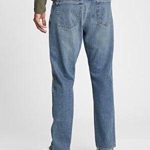 Men's Straight Taper Fit Denim Jeans